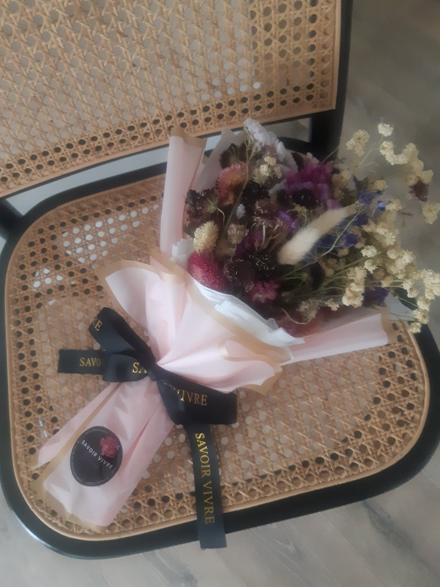 Savoir Vivre Pink Flower Bouquet NZ Homewares & Gifts