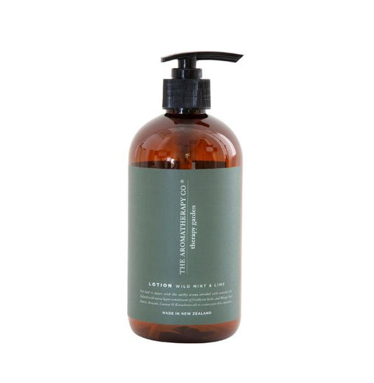 Therapy Garden Hand and Body Lotion 500ml - Wild Mint and Lime The Aromatherapy Co