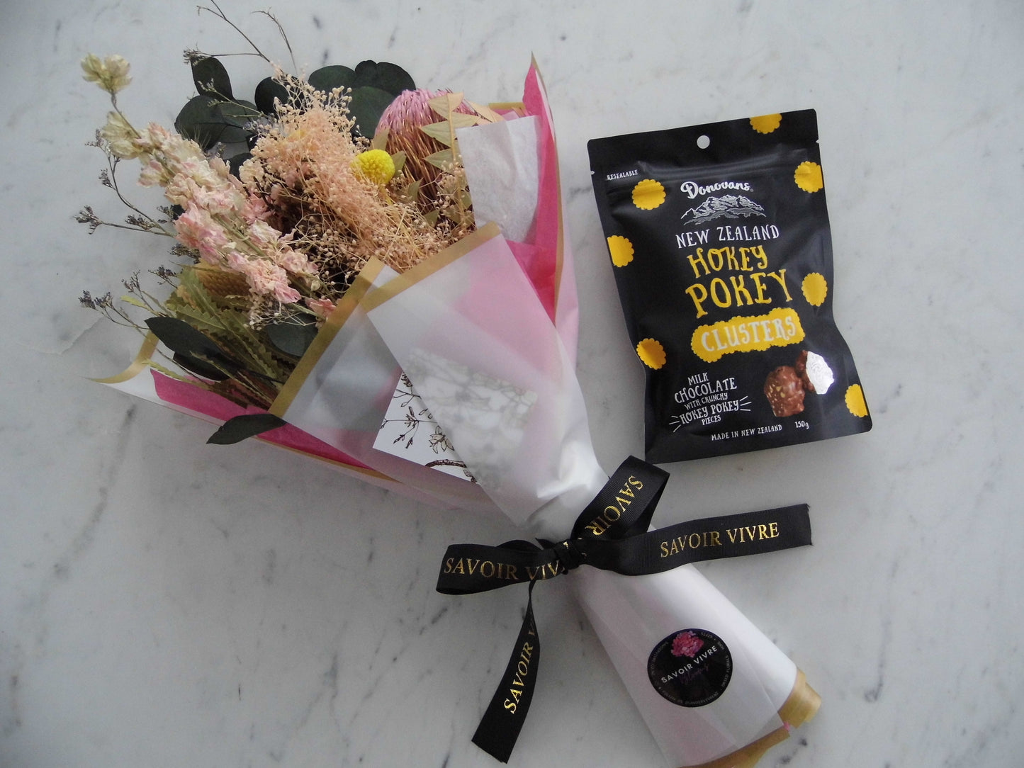 Cherish Dried Flower Bouquet Gift NZ Savoir Vivre Homewares & Gifts