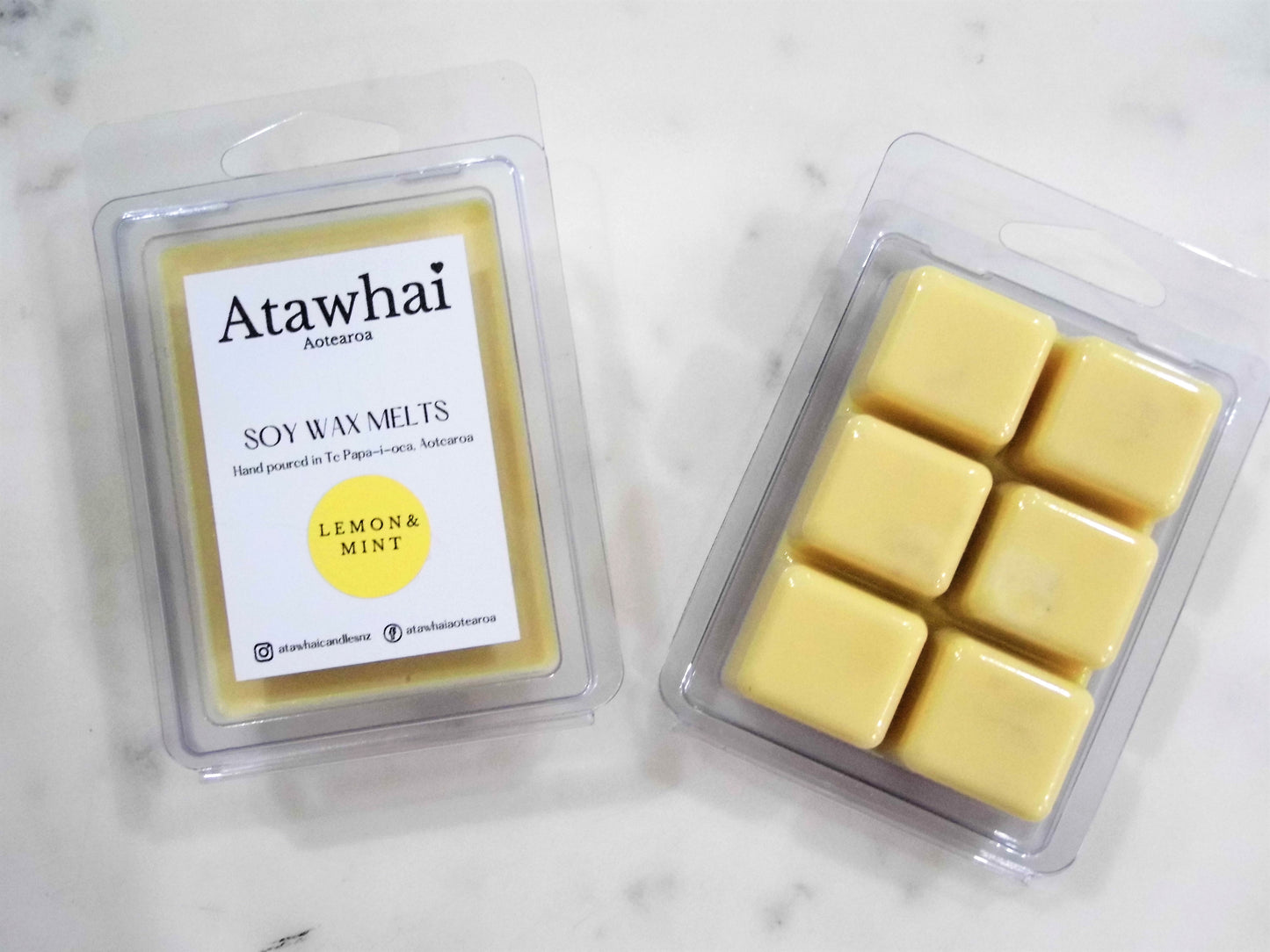 Atawhai Aotearoa Soy Wax Melts NZ - Lemon & Mint