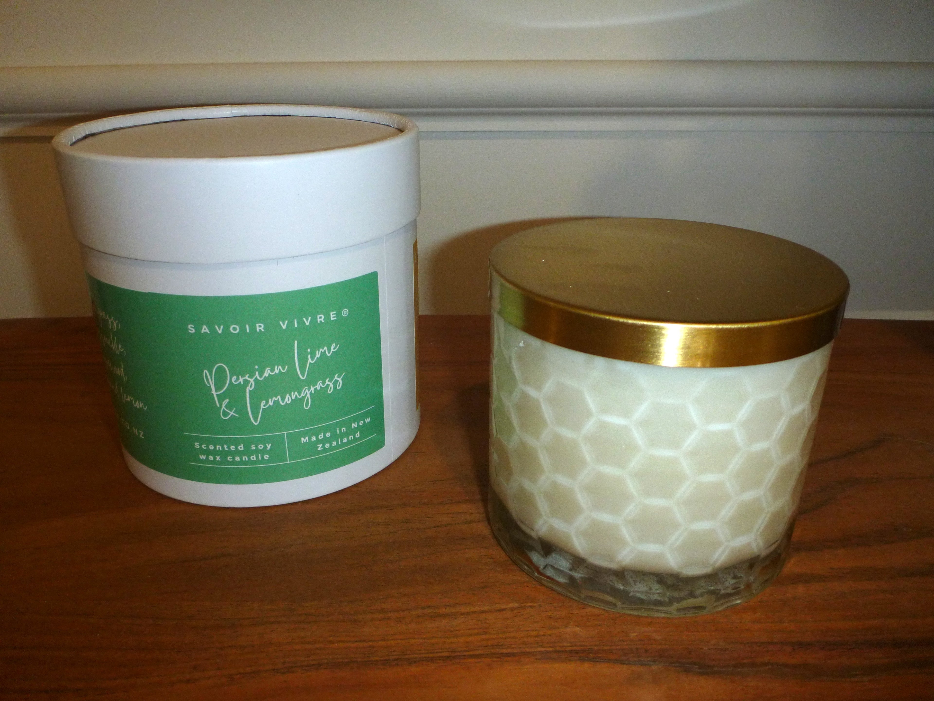 Persian Lime & Lemongrass Soy Wax Candle NZ