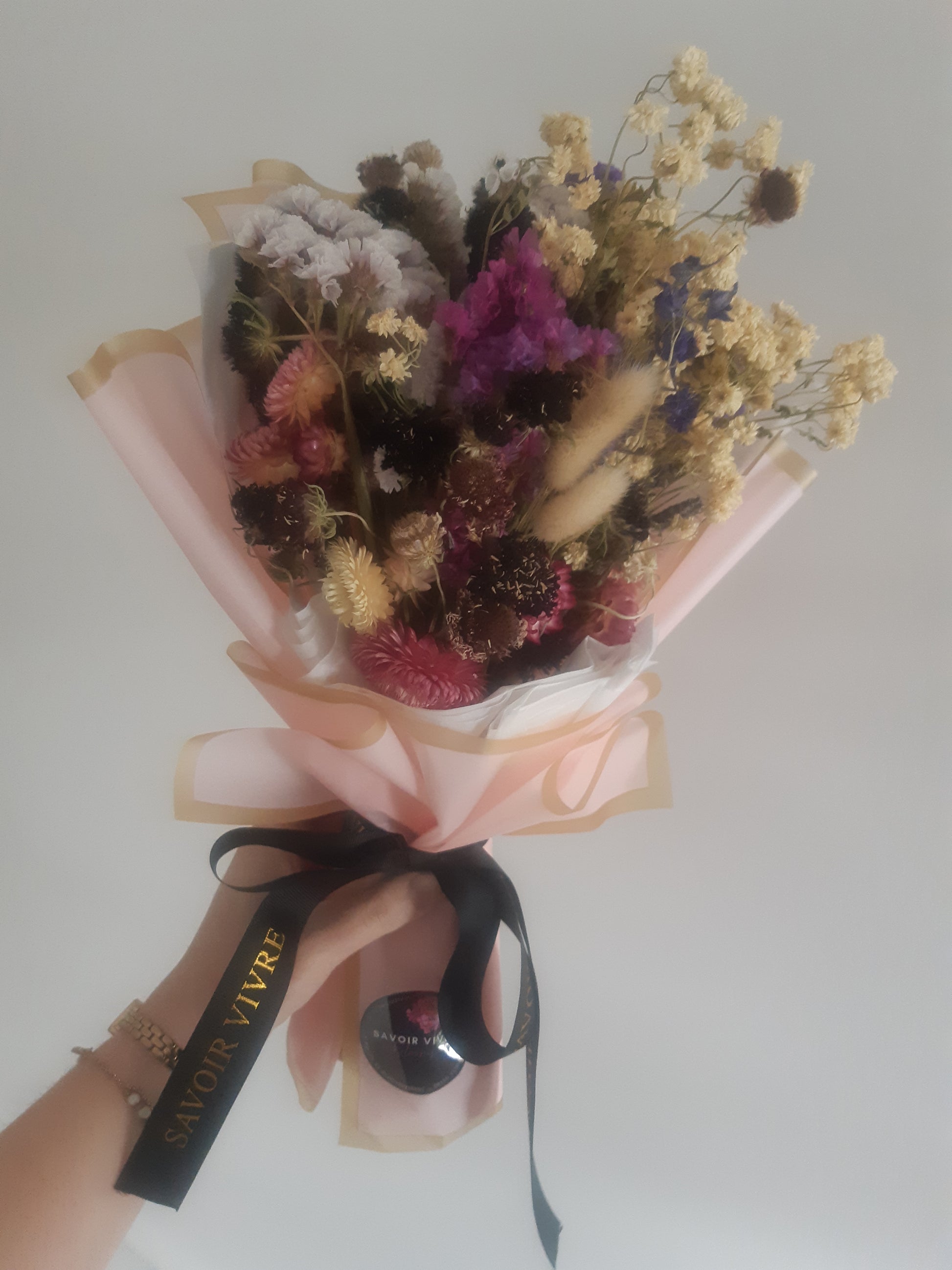 Savoir Vivre Homewares & Gifts Pink Flower Bouquet NZ 