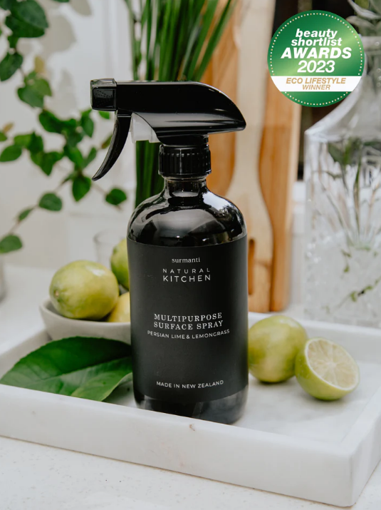 Surmanti Multipurpose Surface Spray - Persian Lime & Lemongrass - Natural Kitchen 500ml