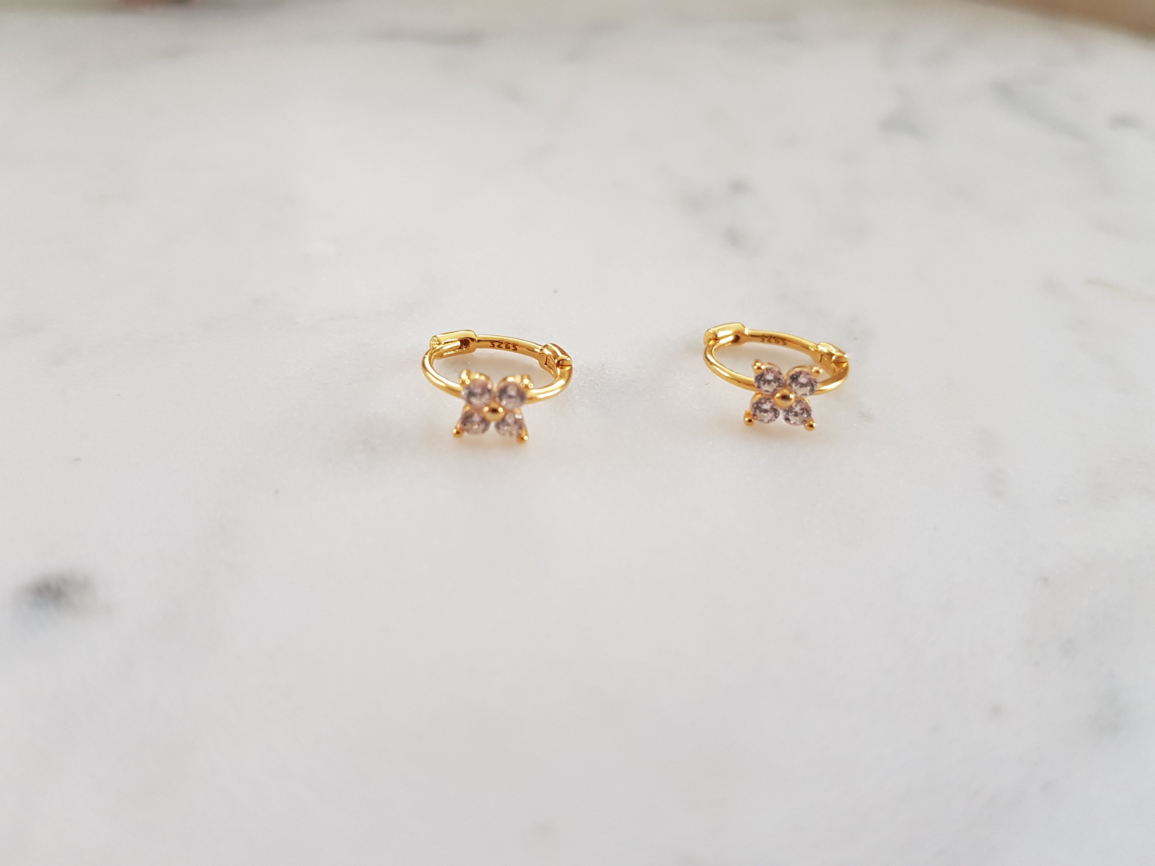 Savoir Vivre Sterling Silver Parisian Hoop Earrings NZ