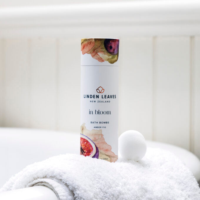 amber fig in bloom bath bombs
