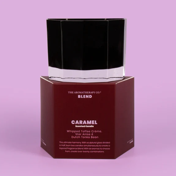 Blend Soy Wax Candle - Caramel by The Aromatherapy Co 280g NZ AU