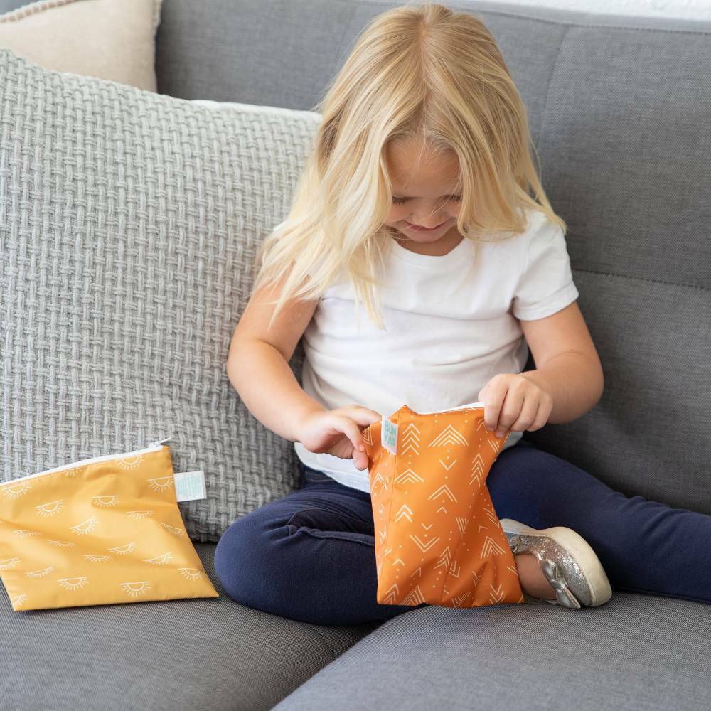 Little Unicorn Bumkins Large Snack Bag 2pk - Boho