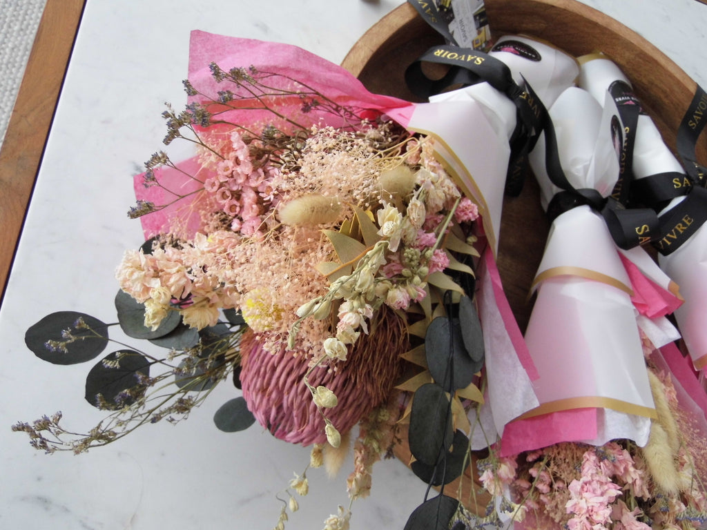Small - Large Dried Florals Bouquet Savoir Vivre Homewares & Gifts NZ