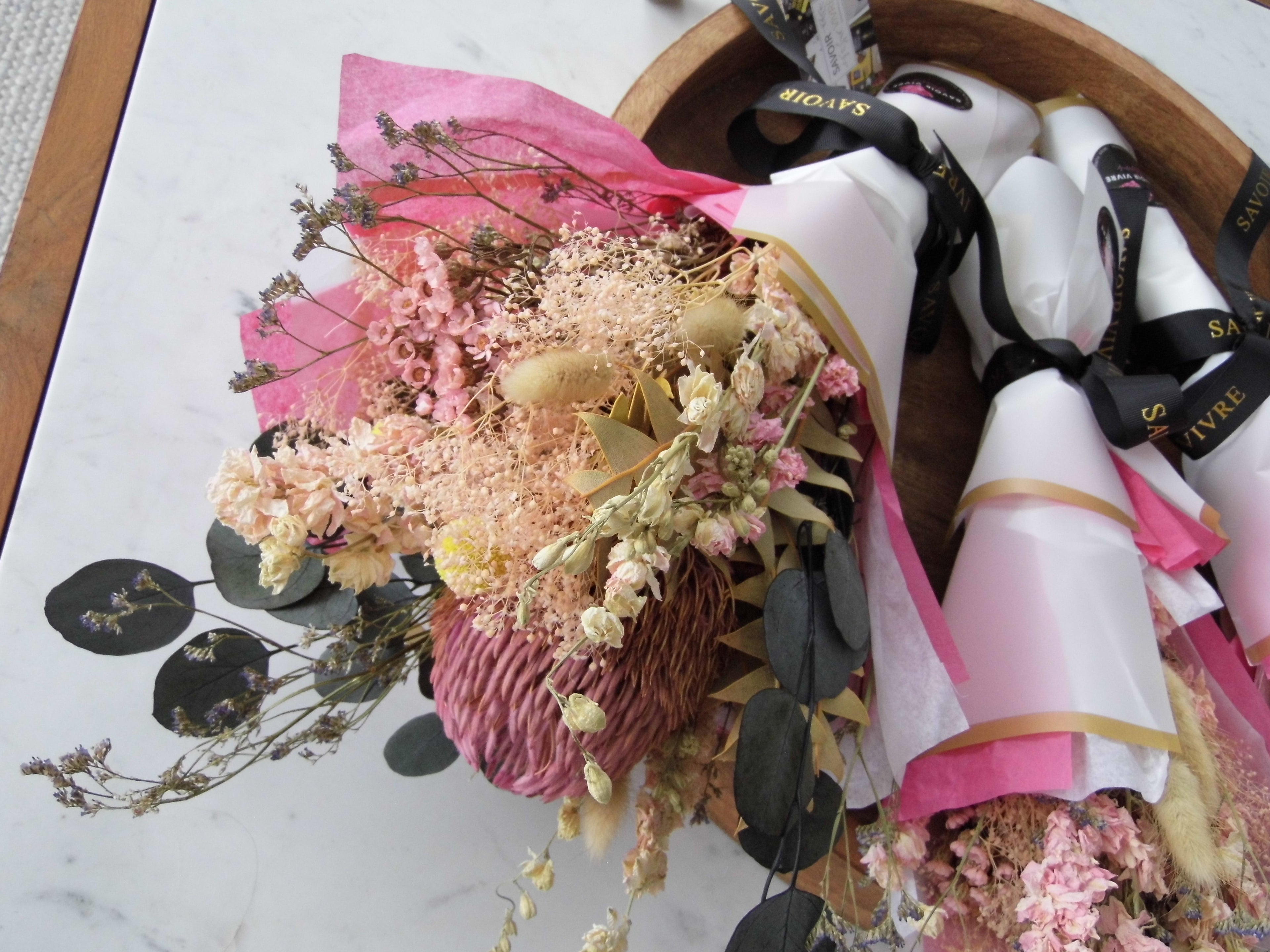 Small - Large Dried Florals Bouquet Savoir Vivre Homewares & Gifts NZ
