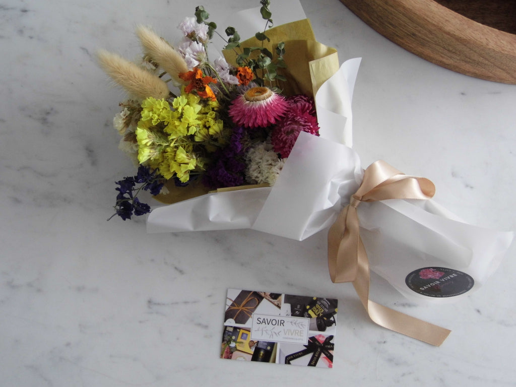 Mini Romantic Dried Flower Bouquet Savoir Vivre Homewares & Gifts NZ