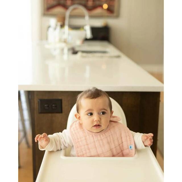 Little Unicorn Muslin Classic Bib 3 pack - Rose Petal