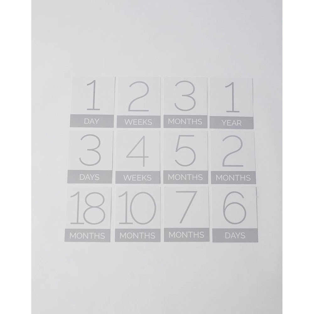 Muslin Photo Blanket & Milestone Set - Tropical Leaf - Swaddle