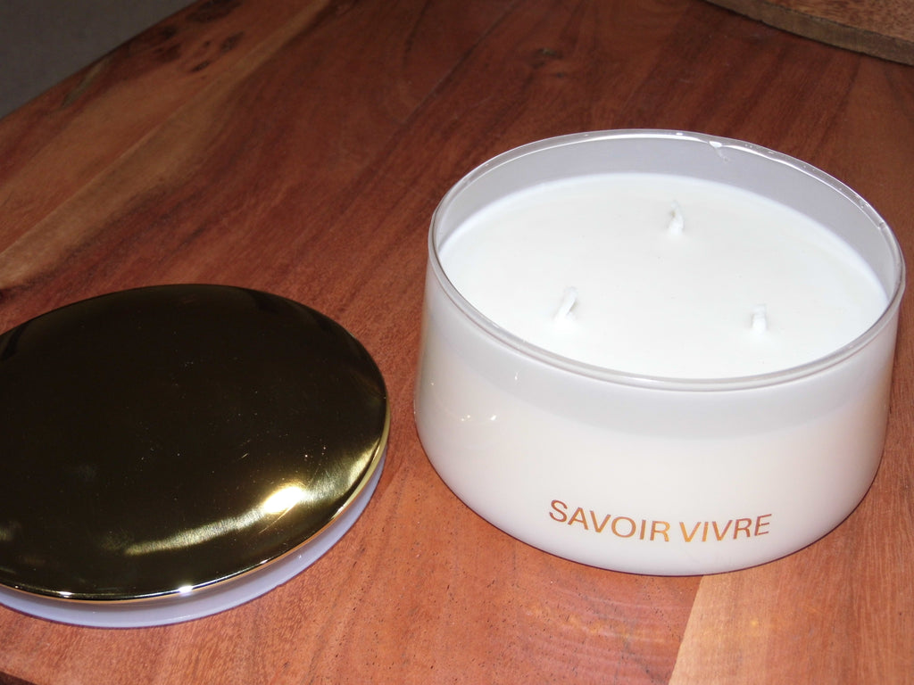 Savoir Vivre 3 wick candle jar NZ
