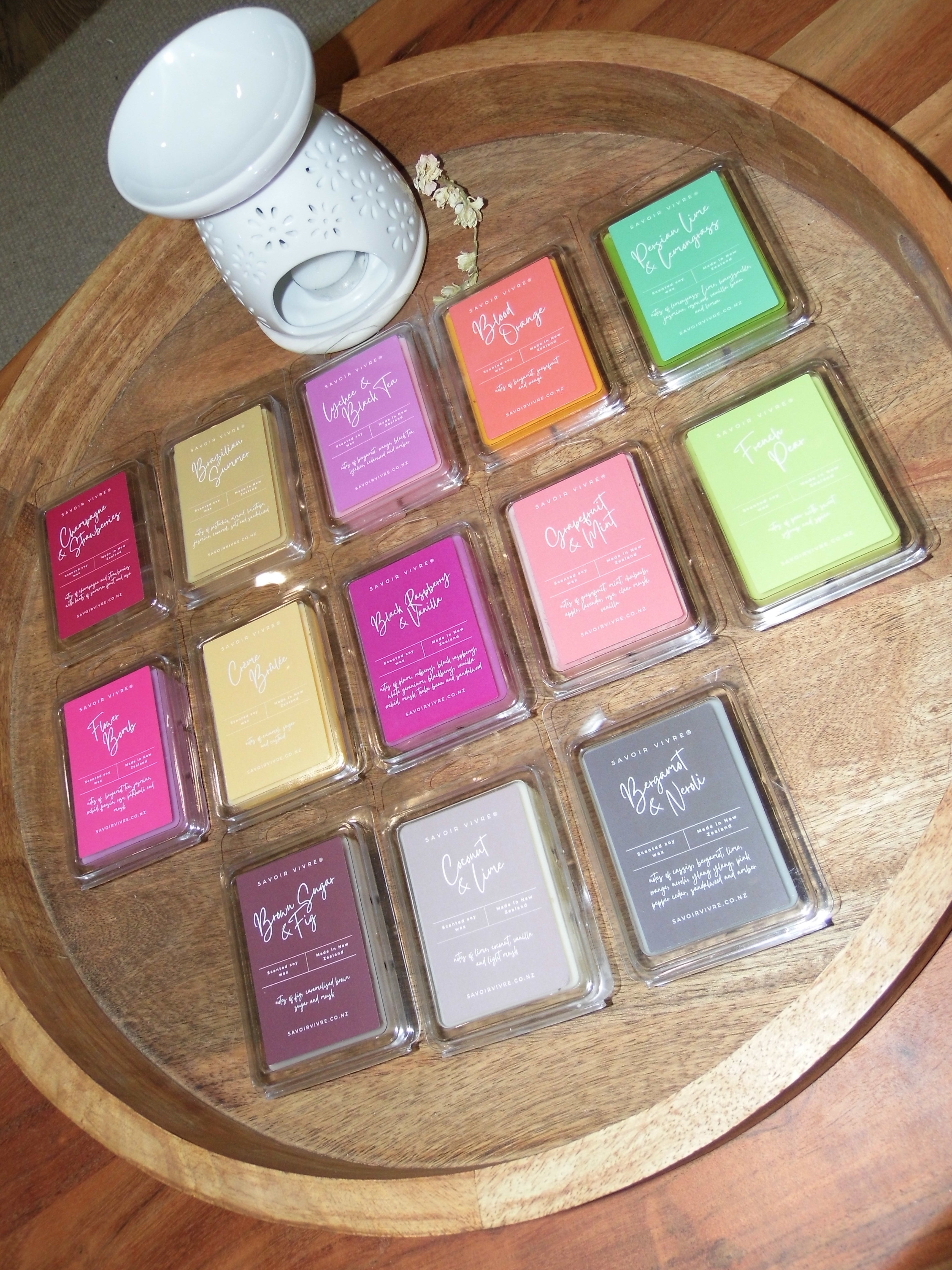 Savoir Vivre soy wax melts NZ
