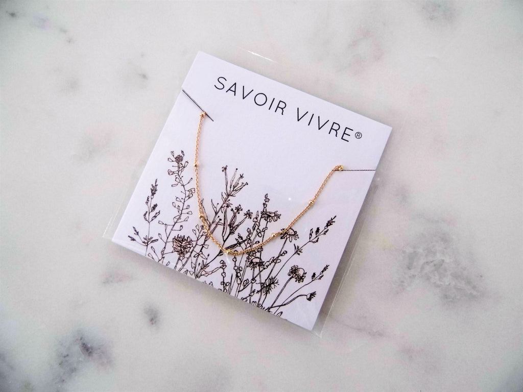 Sterling Silver Gold Satellite Necklace With Extension NZ AU