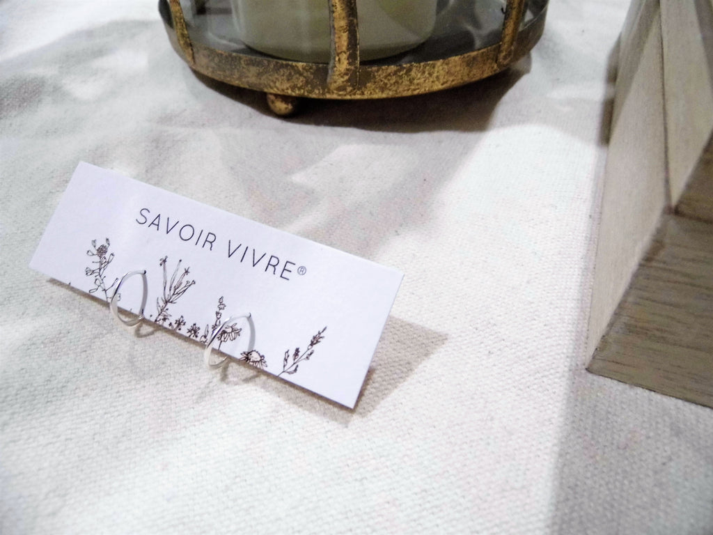 Sterling Silver Half Hoop Stud Earrings NZ