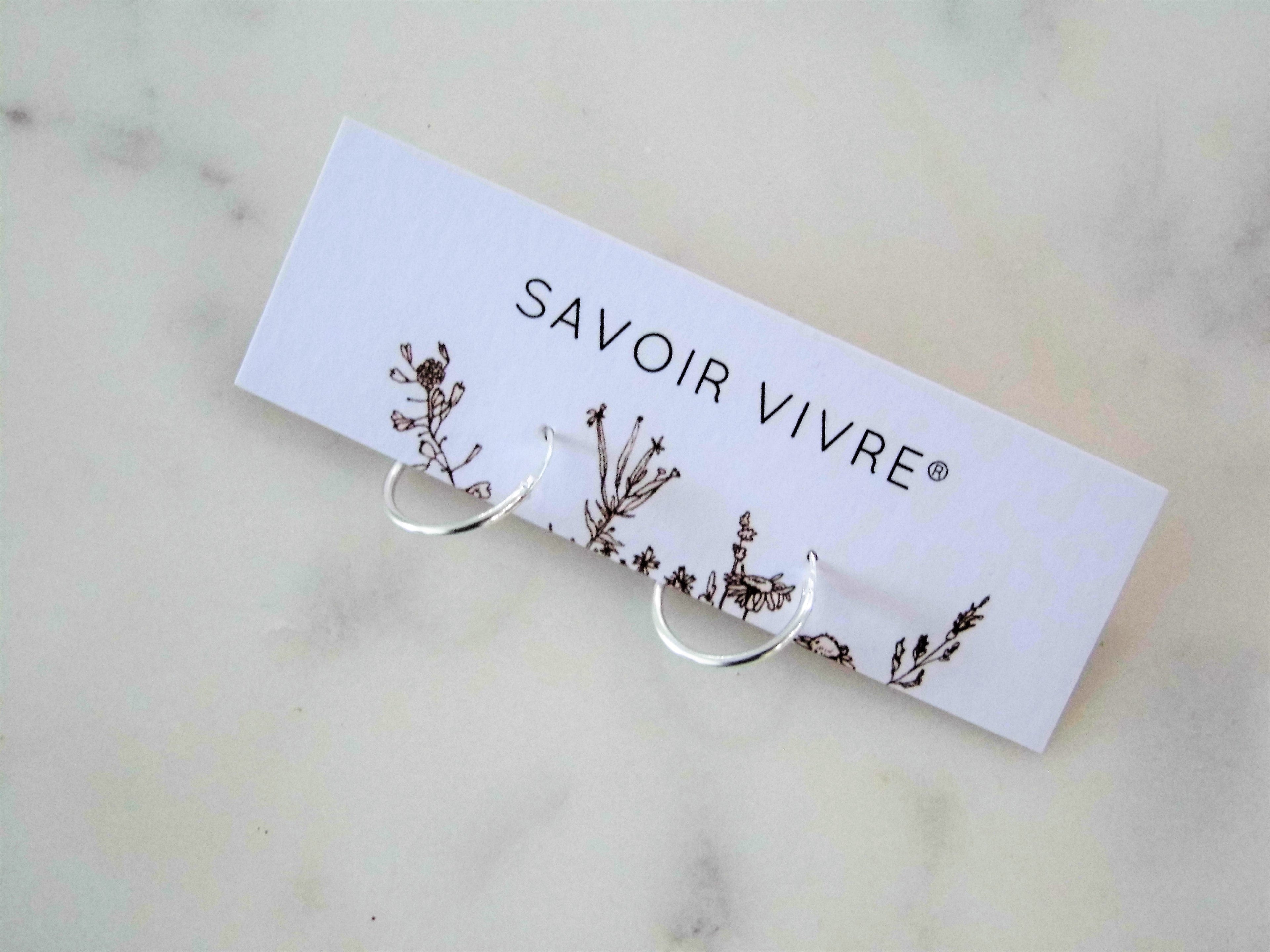 Sterling Silver Hoop Earrings NZ AU