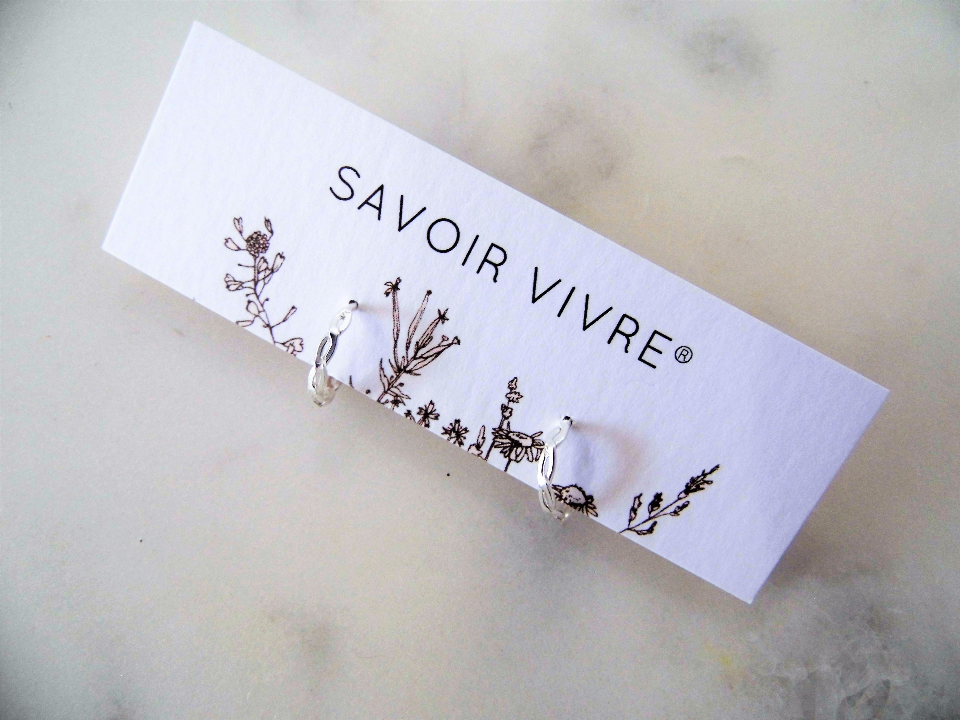 Sterling Silver Twisted Half Hoop Stud Earrings NZ AU