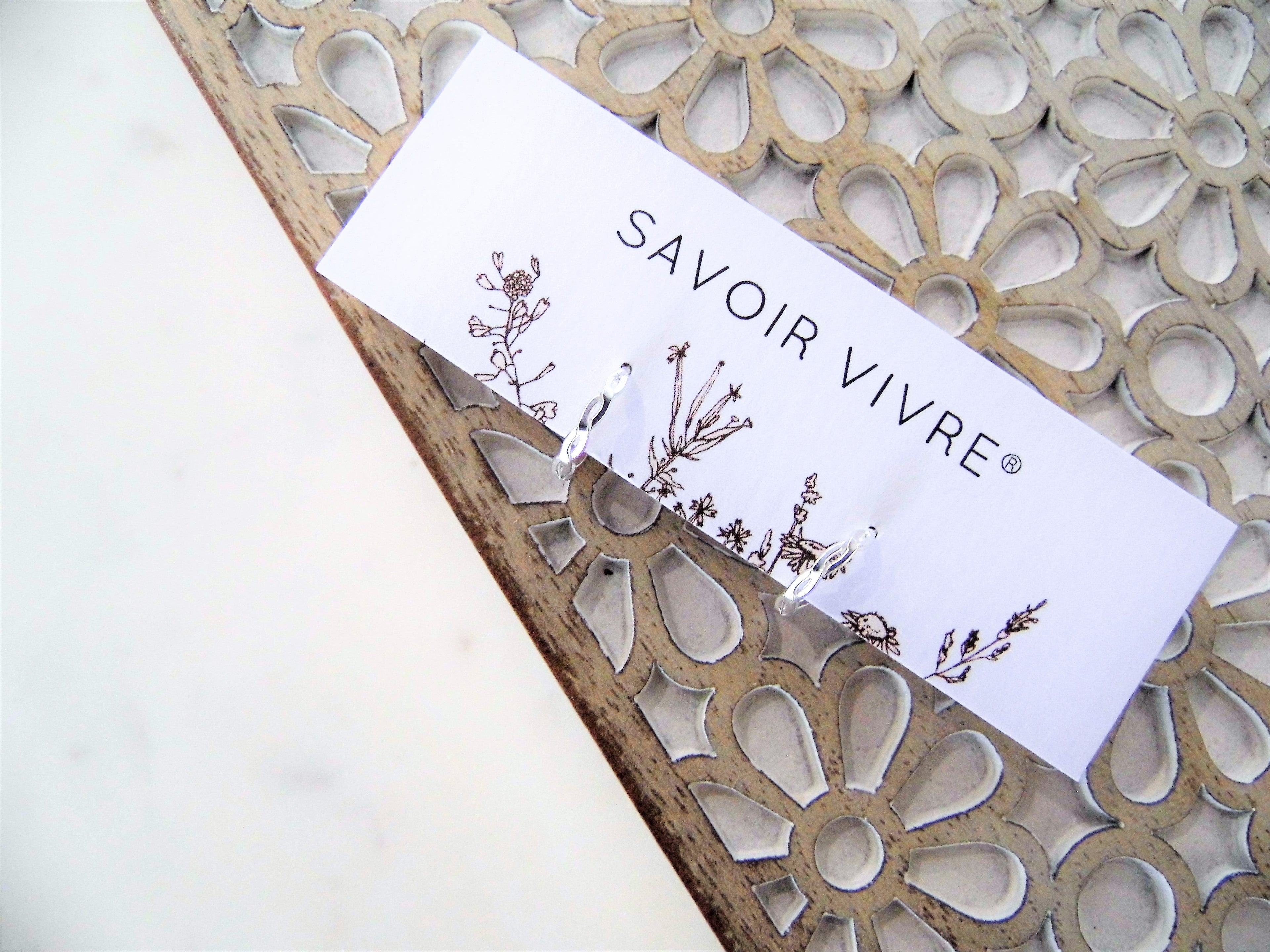 Sterling Silver Twisted Half Hoop Stud Earrings NZ AU