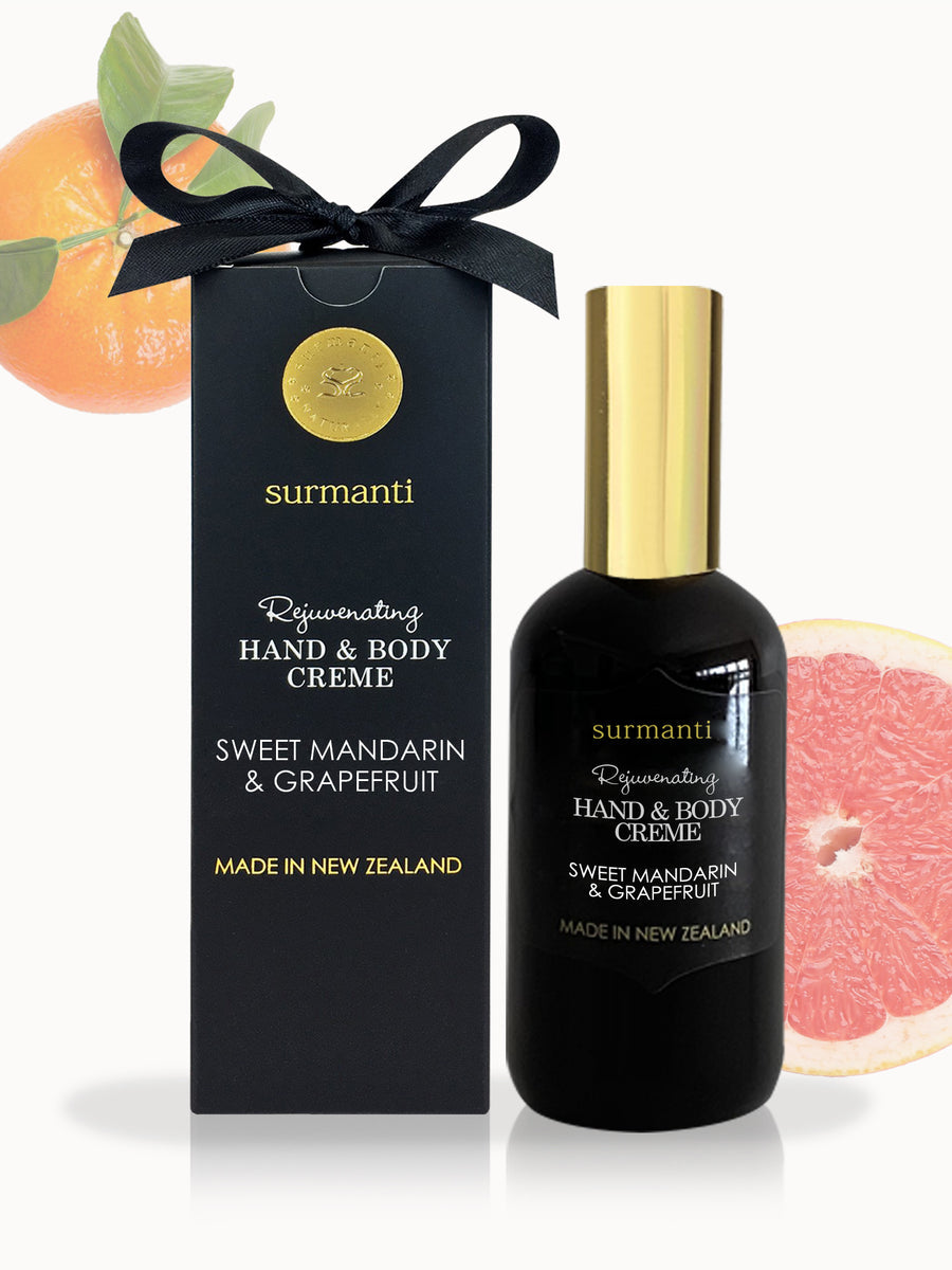 Surmanti Sweet Mandarin & Grapefruit Hand & Body Creme 120ml
