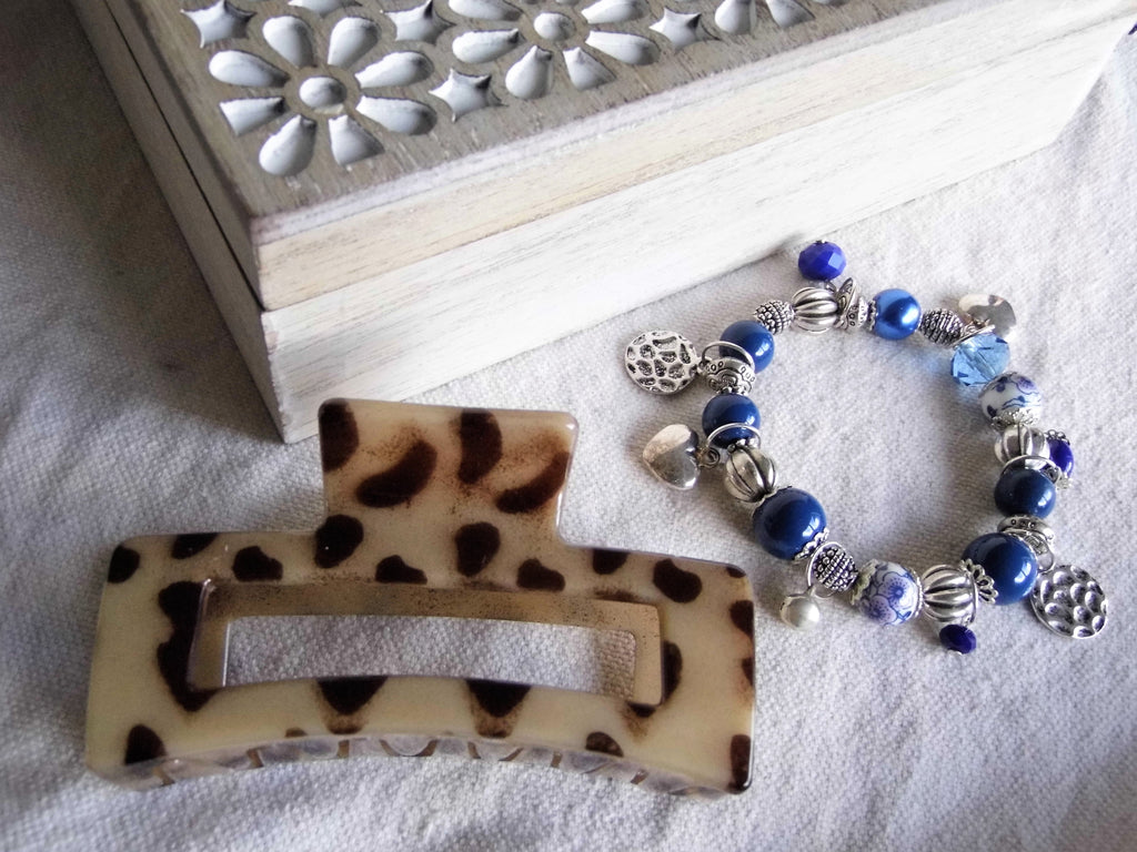 Tortiseshell Large Hair Claw NZ Savoir Vivre