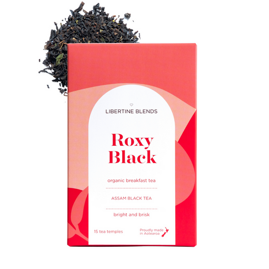 Roxy Black Classic Breakfast Tea Box - 15 Temples