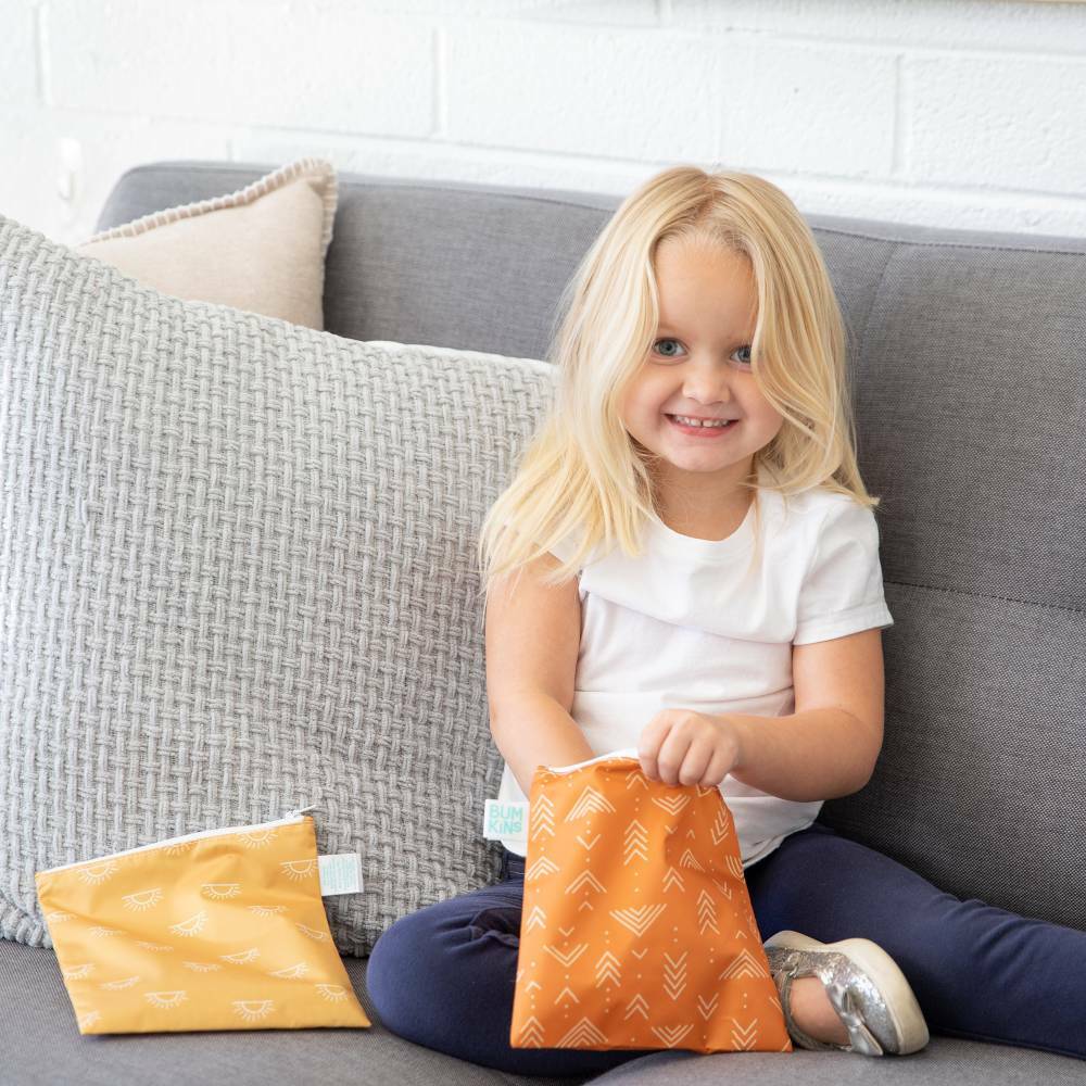 Little Unicorn Bumkins Large Snack Bag 2pk - Boho NZ Kids Gift