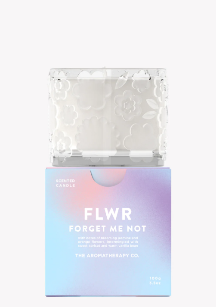 FLWR Soy Candle - Forget me not NZ AU