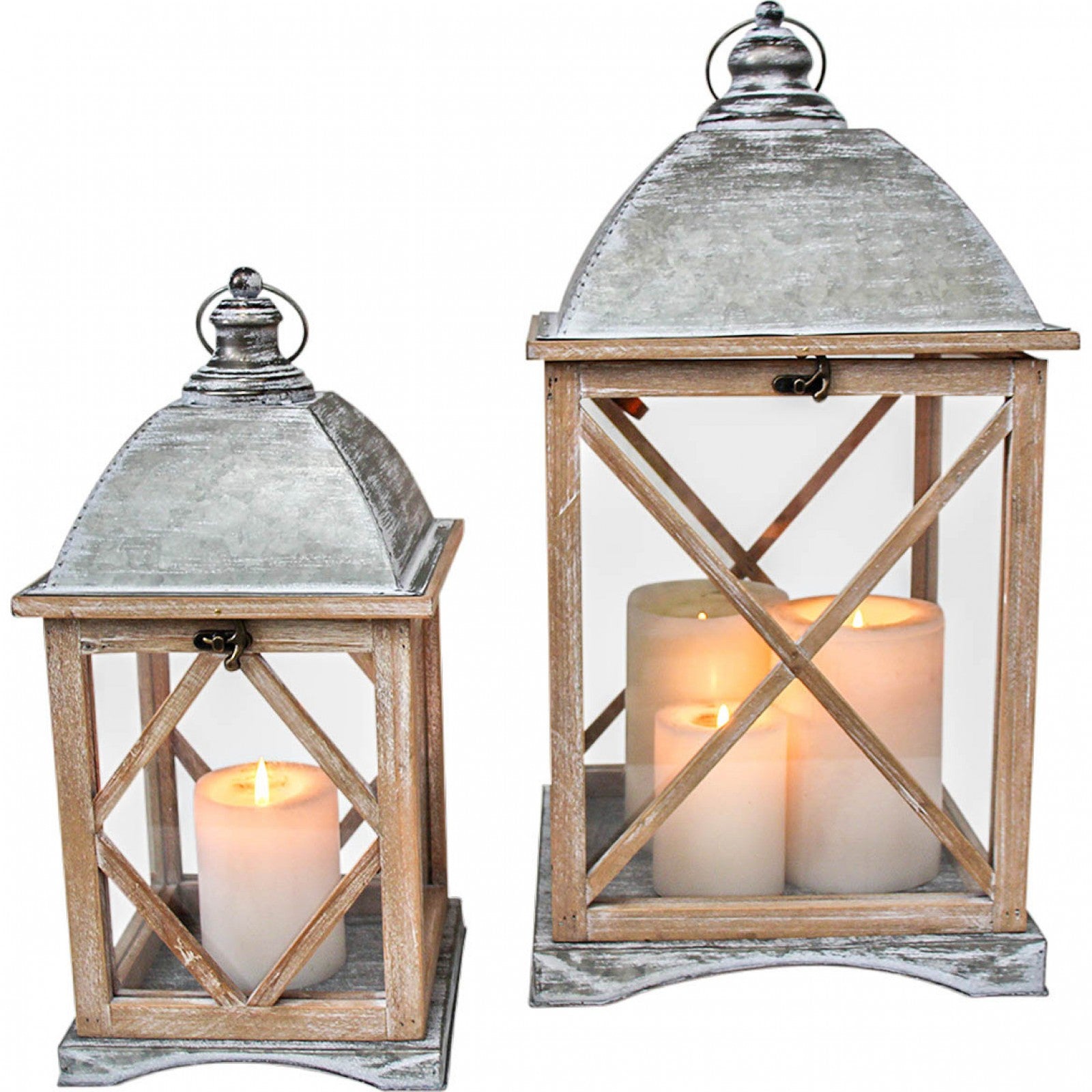 Candle lantern to make a hampton style home