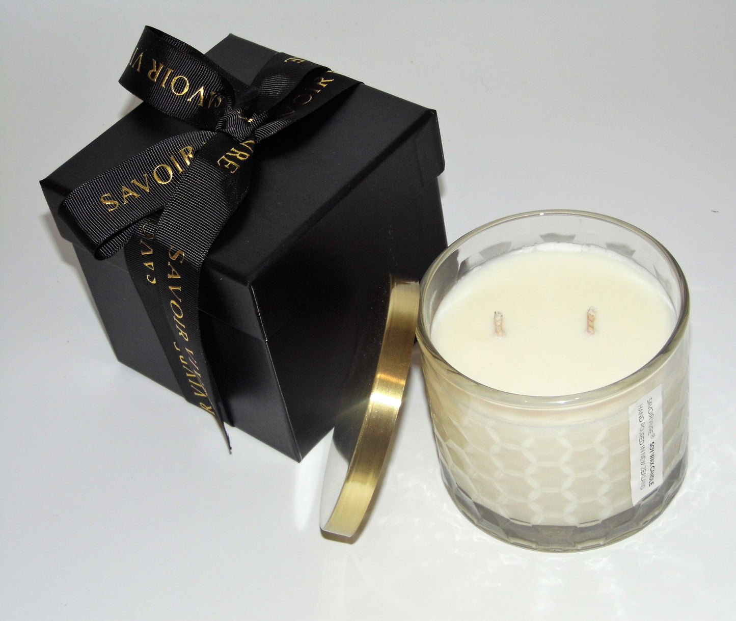 Savoir Vivre Gift Boxed Brown Sugar and Fig Soy Candle 390g
