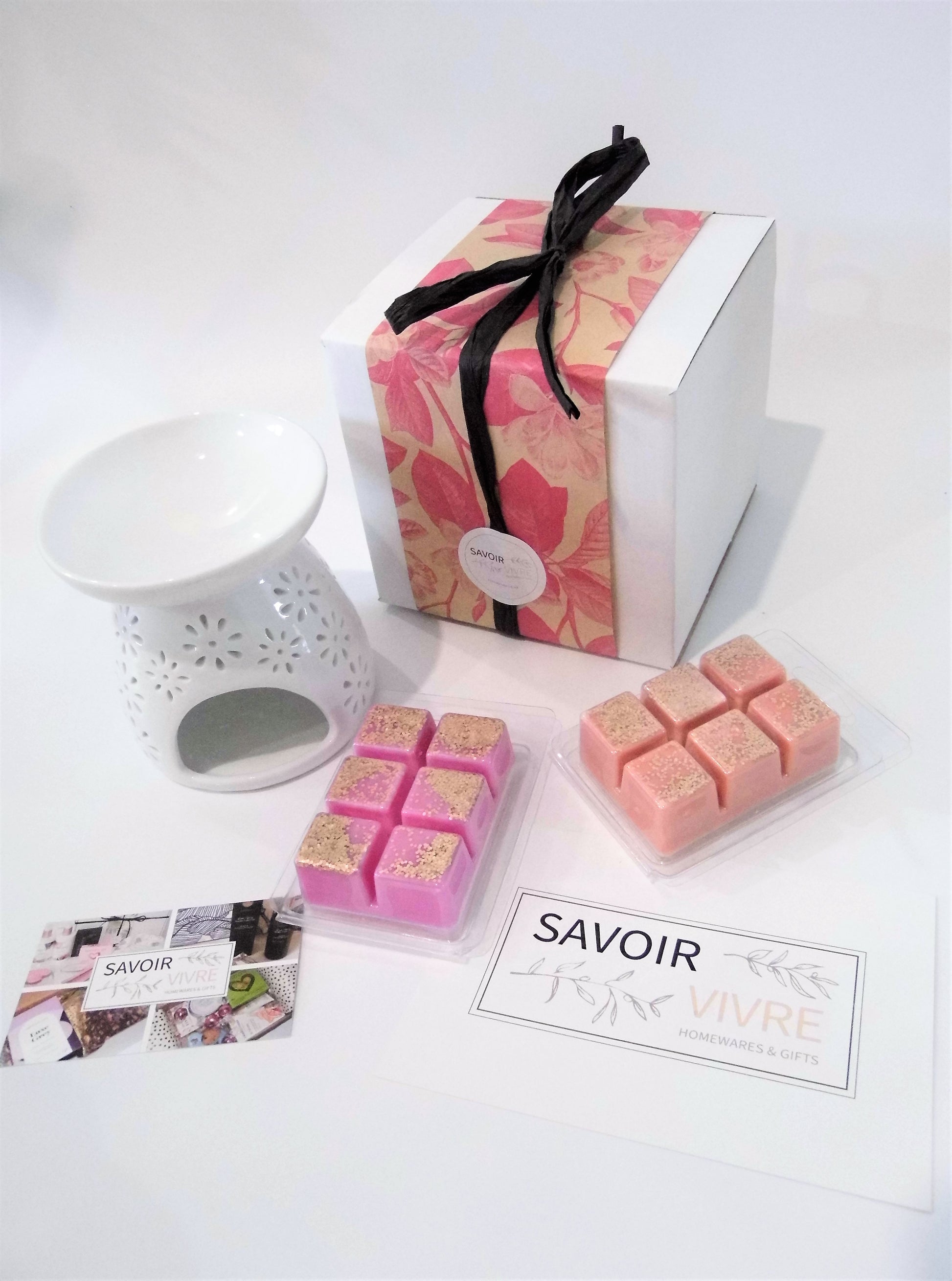 Savoir Vivre Wax Melts and Burner Gift Box NZ Savoir Vivre Homewares & Gifts