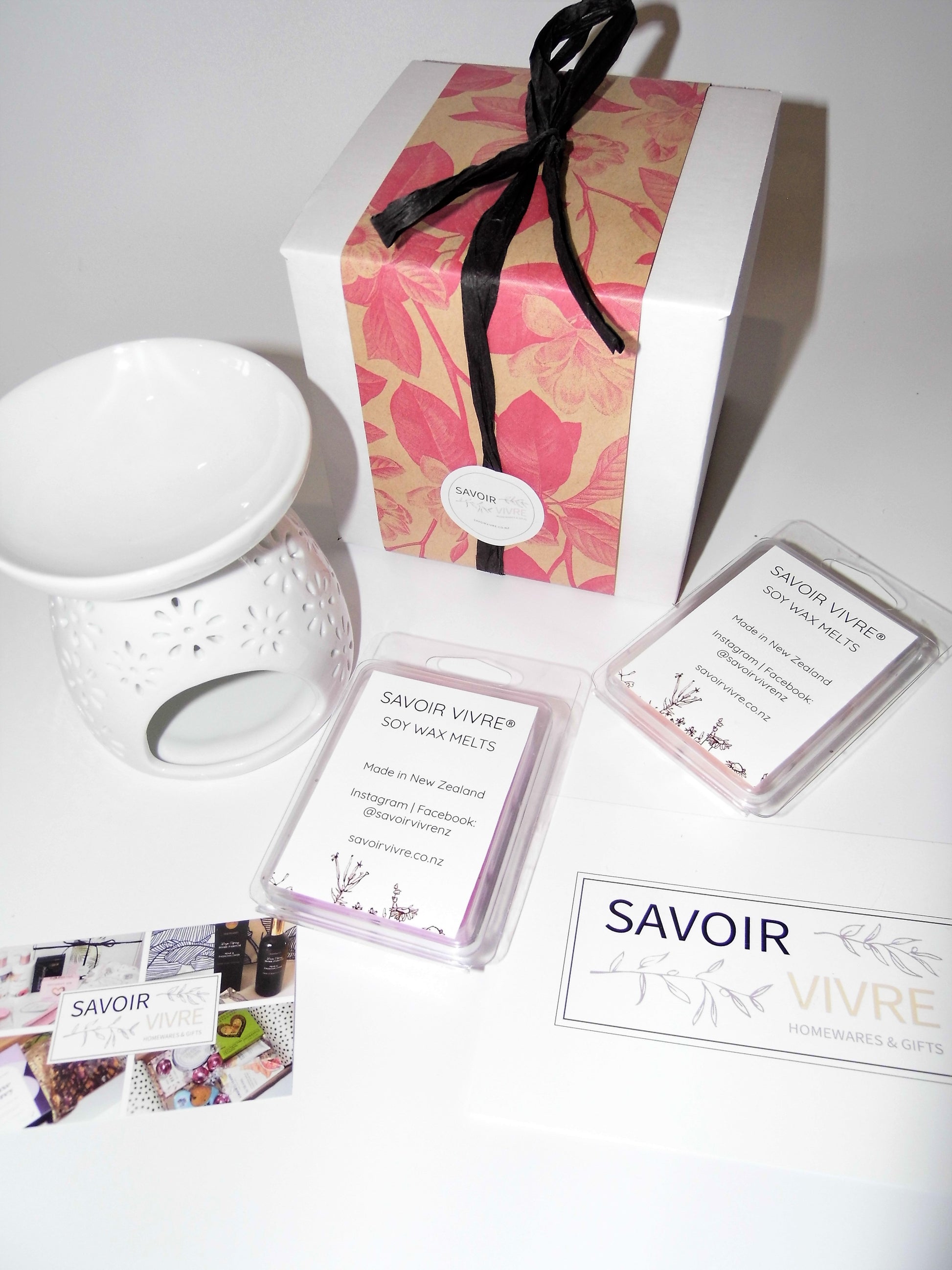 Savoir Vivre Wax Melts and Burner Gift Box NZ