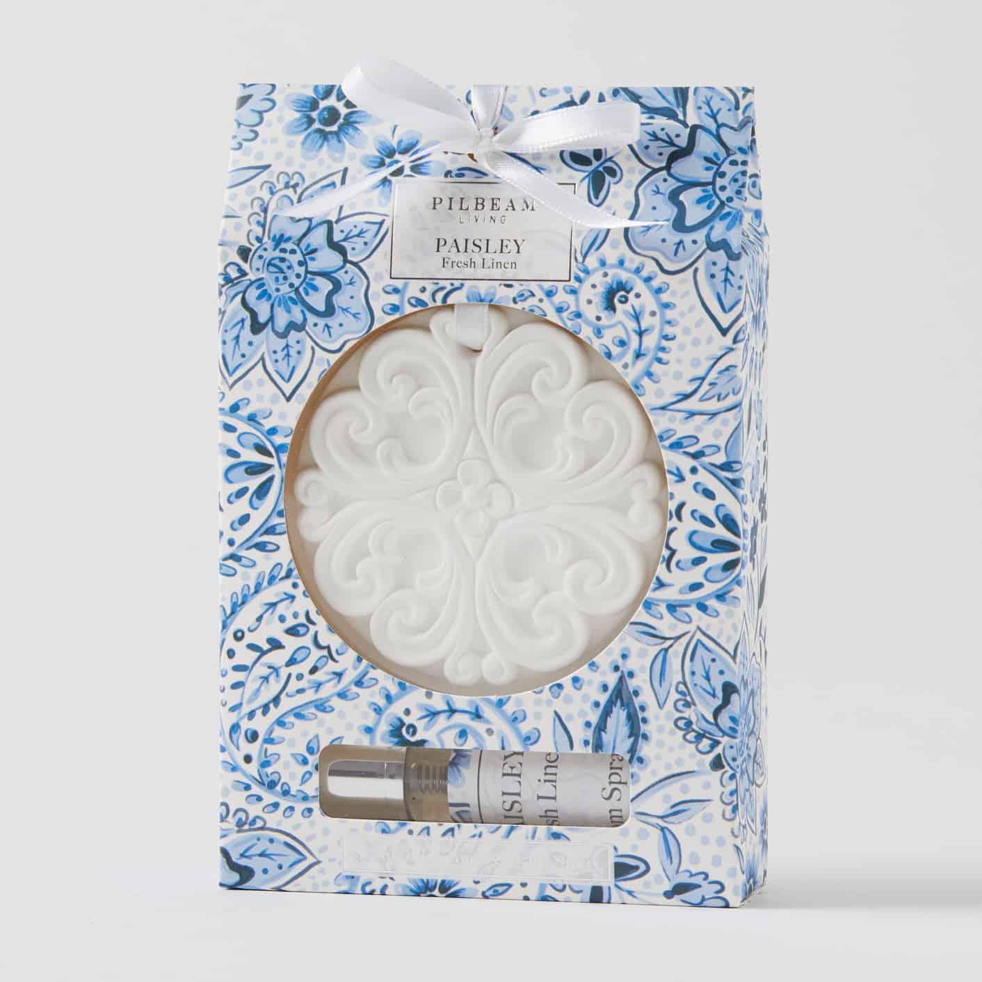 Paisley scented Ceramic Disc_Pilbeam_Savoir Vivre NZ scented gift