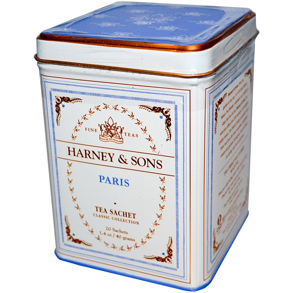 New Zealand Harney & Sons Paris Tea Sachet Tin  - Classic Collection