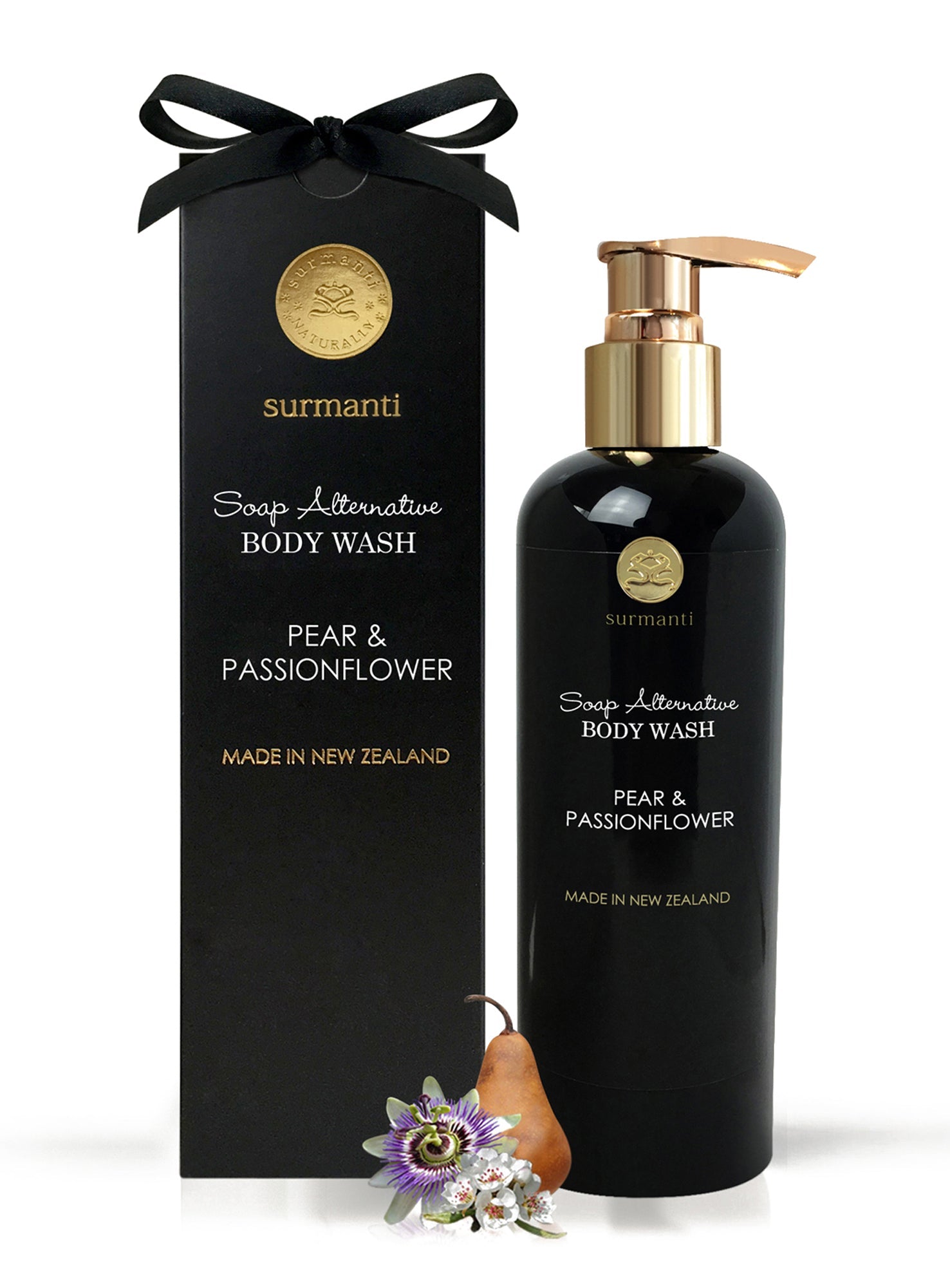 Surmanti Pear & Passionflower - Body Wash - Soap Alternative 300ml