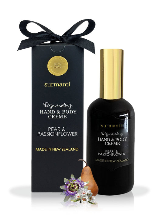 Surmanti Pear & Passionflower Hand & Body Crème 120ml