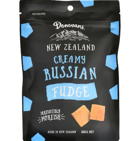 Donovan's New Zealand Creamy Russian Fudge