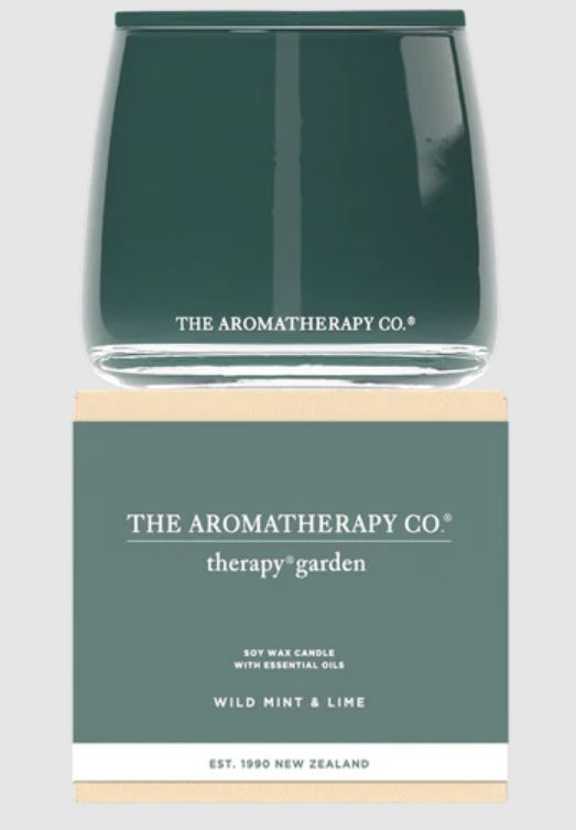 Therapy Garden Candle 260g Wild Mint and Lime