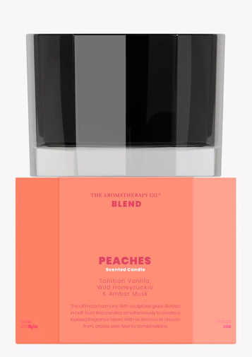 Blend Soy Wax Candle - Peaches by The Aromatherapy Co 280g NZ AU