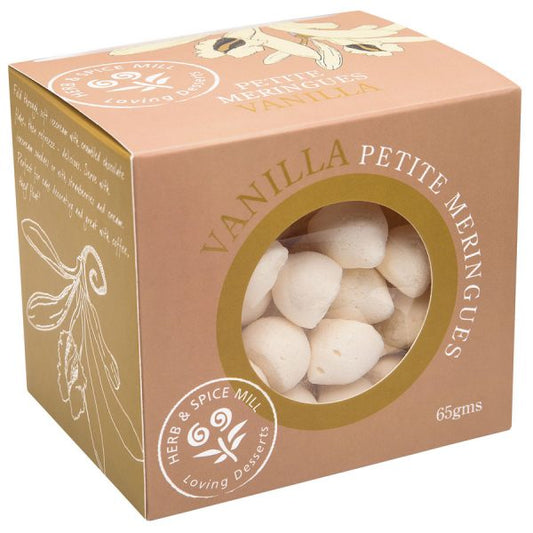 Vanilla Petite Meringues 65g Herb and Spice Mill